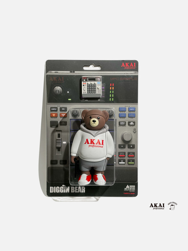 DIGGIN' BEAR “AKAI professional” / Gray (グレー) – INTERBREED