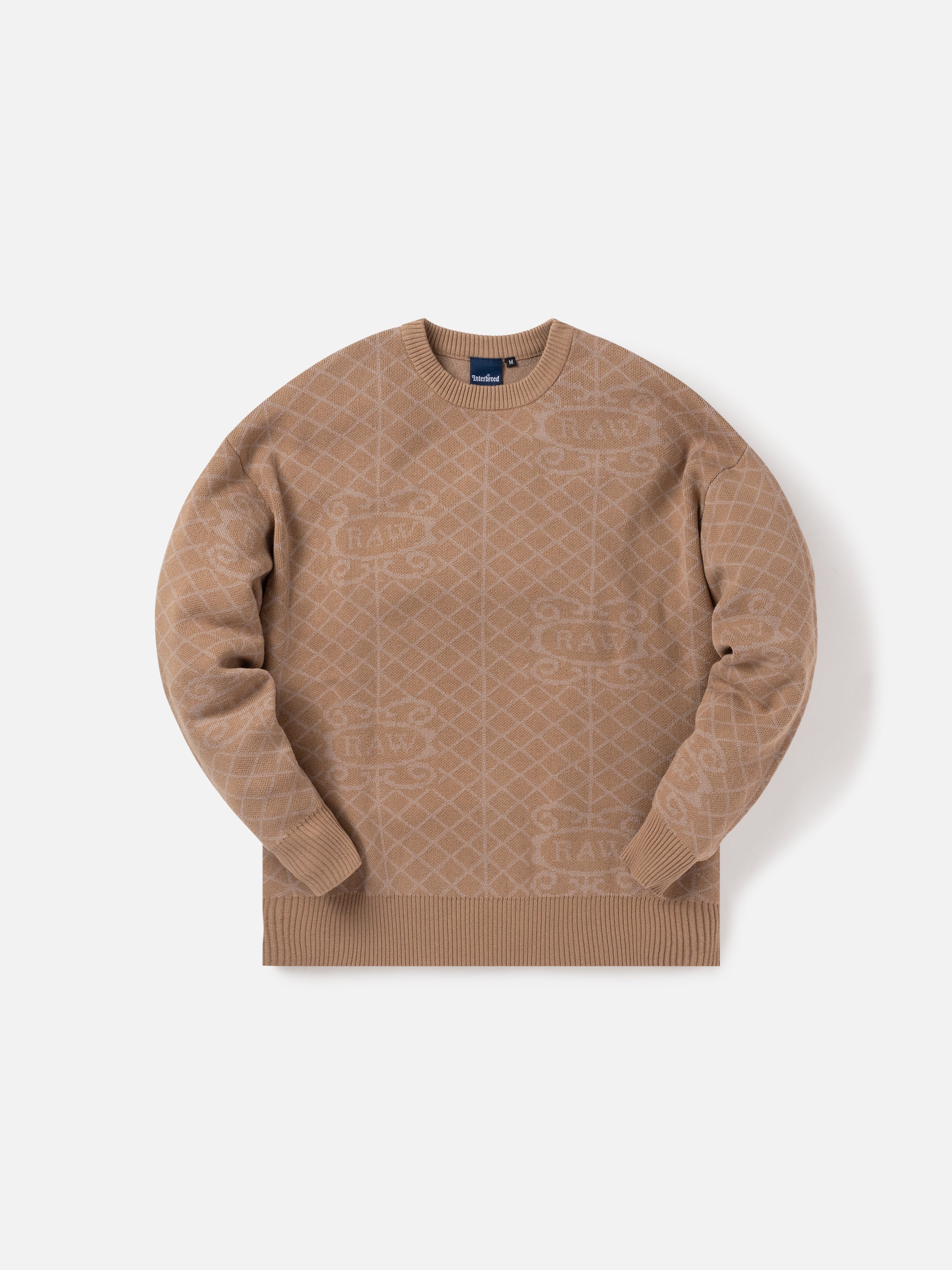 RAW x INTERBREED “Rolled Up Knit” (Brown) – INTERBREED ONLINESTORE